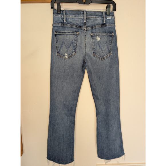 Mother Womens Jeans, Distressed Mother Hustler Ankle Fray Bootcut Jeans, Sz W26 - Picture 10 of 10
